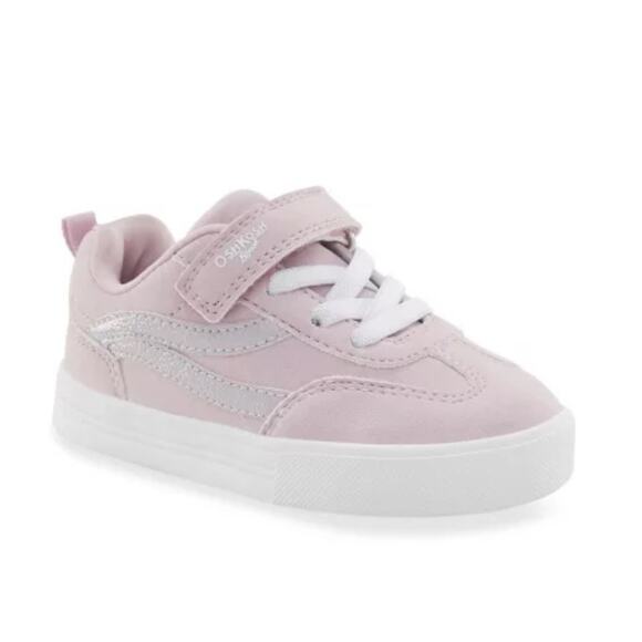 NEW Osh Kosh B Gosh Toddler Girls Fashion Sneaker SHOES Size 6 Purple Silver NWT - Picture 4 of 8